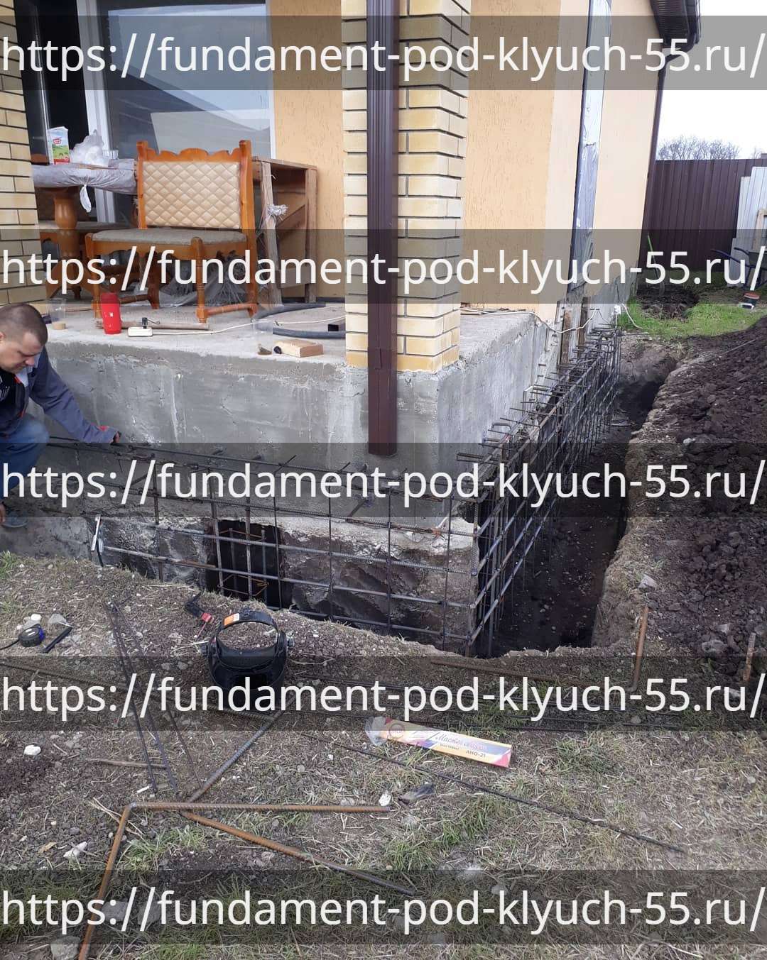 Усиление фундамента
