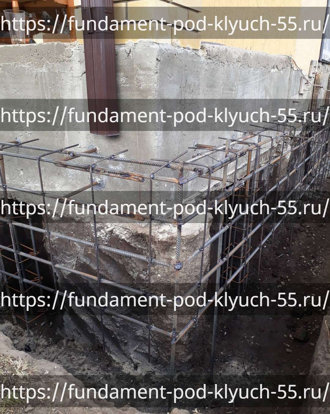 Усиление фундамента