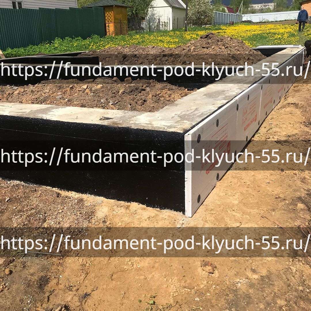 Утепление фундамента
